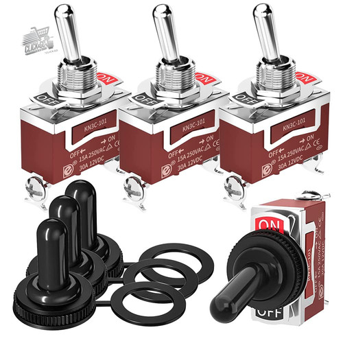 Interruttore levetta 12v 220v - 12v,