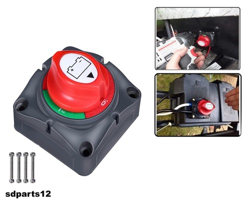 Stacca batteria 12v - batteria, on